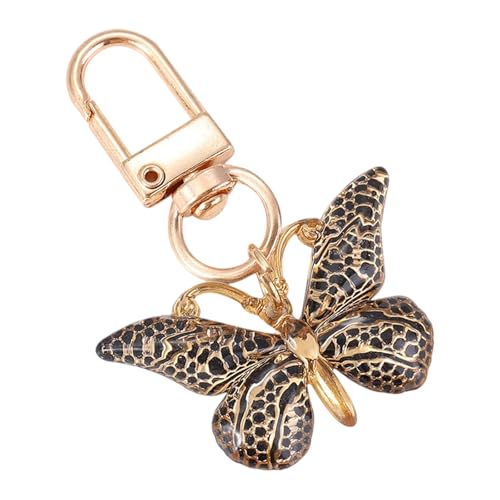 jebyltd Künstlerischer Acrylfutter Schmetterlings Schlüsselring Beutel Accessoire Metall Schlüsselhalter Mode Charm Für Rucksäcke Oder Schlüsselanhänger Leichte Haken Dekore von jebyltd