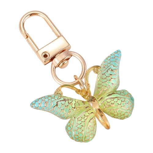 jebyltd Künstlerischer Acrylfutter Schmetterlings Schlüsselring Beutel Accessoire Metall Schlüsselhalter Mode Charm Für Rucksäcke Oder Schlüsselanhänger Leichte Haken Dekore von jebyltd