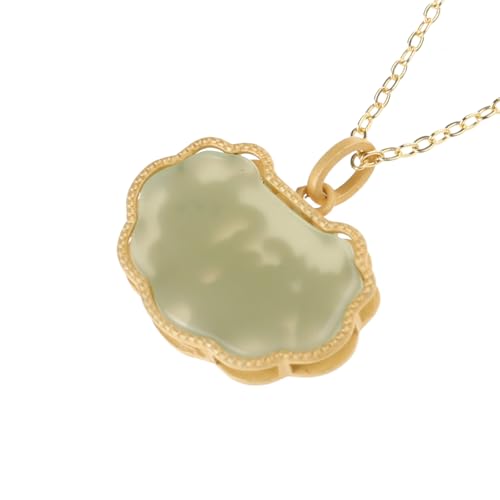 jebyltd Langlebigkeitsverriegelung Anhänger/Neckketten Silber Und Goldplattiertes Handgefertigtes Accessoire Traditionelle Chinesische Amulett Für Frauen Geschenk Für Glück von jebyltd