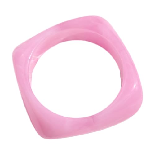 jebyltd Manschettenknopf Farbenfrohe Geometrische Dicke Harzarmband Schmuck Geschenk Für Frauen Mädchen Leichtes Handgelenk Accessoires Frauenharzarmband von jebyltd