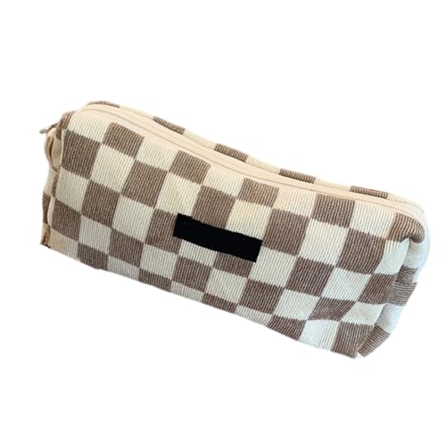 jebyltd Mehrzweckstiftkoffer Großer Kapazität Corduroy Bleistift Hülle Reißverschlussbeutel Make Up Tasche Für Mädchen Frauen Reisen Tägliche Organisatoren von jebyltd