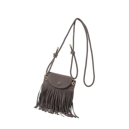 jebyltd Mode Frauen Umhängetaschen Crossbody Taschen Satchel Mit Fransendetails Und Verstellbarem Riemen Für Alltägliche Freizeit Freizeit Einkaufstasche von jebyltd