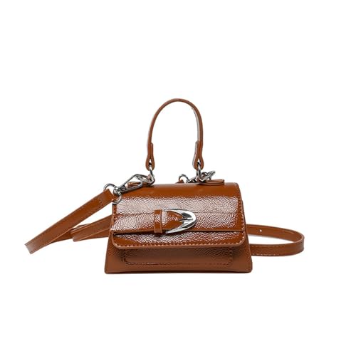 jebyltd Moderne Kompakte Quadrat Cross Body Tasche Für Frauen PU Leder Schulterbeteiligung Mit Adjoren Gurt Alltag Essentielles Retro Stil Alltags Carry Handtasche von jebyltd