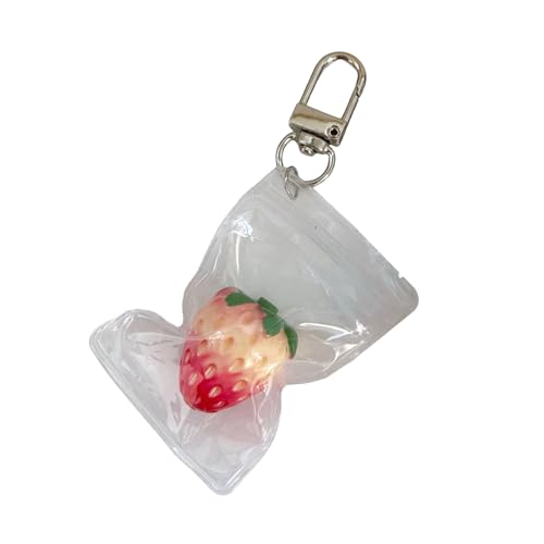 jebyltd Praktische Robuste Harzlegierung Erdbeer Telefondekoration In Clear Bockes Accessoire Für Alltägliche Gelegenheitsnutzung Outfits Everyday Put Accessoire von jebyltd