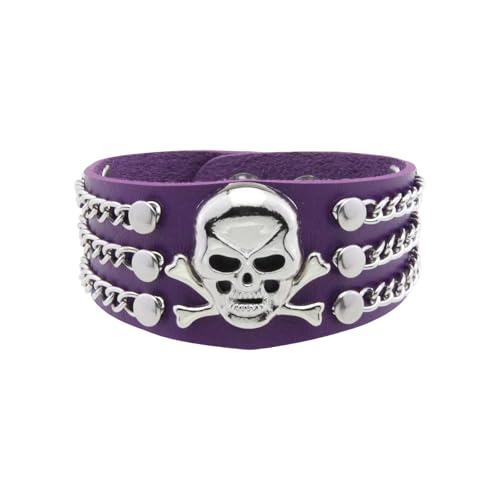 jebyltd Schädelarmband Robustes Metallarmband Stylish Designs Fashoin Accessoire Für Trendige Erwachsene Tägliche Verschleiß Und Partys Verwenden Mode Armband von jebyltd