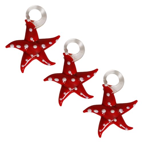 jebyltd Set Von 3 Modischen Polkas Punkten Halsketten Anhänger Farbenfrohe Aquariumdekoration Schmuck Making Accessoires Verblassen Resistentes Accessoire von jebyltd