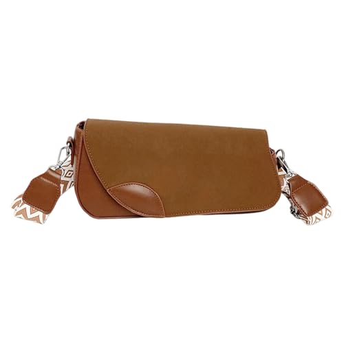 jebyltd Stilvolle Asymmetrische Crossbody Tasche Für Frauen Weiche PU Leder Schultertasche Bequeme Tägliche Tägliche Unterarm Praktische Weiche PU Leder Schulter von jebyltd