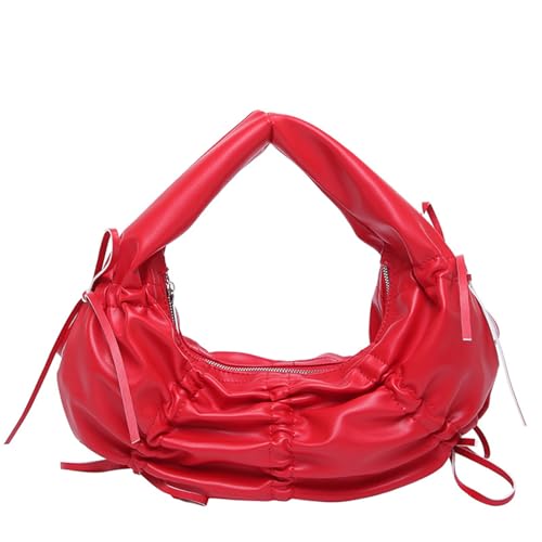 jebyltd Trendy Ruch Handtasche Weiche Leder Tasche Mit Bögen Dekore Dekore Lässige Handtaschen Für Modefrauen Bei Jeder Gelegenheit Abendhandtasche von jebyltd