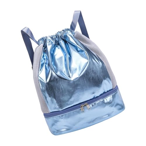 jebyltd Trocken Nasse Getrennte Schwimmbeutel Kordelstring Fitnessstudio Rucksäcke Fitness Für Frauen Männer Jungen Mädchen Schwimmer Schwimmkordelstring Sport Mit Schuhenfach von jebyltd