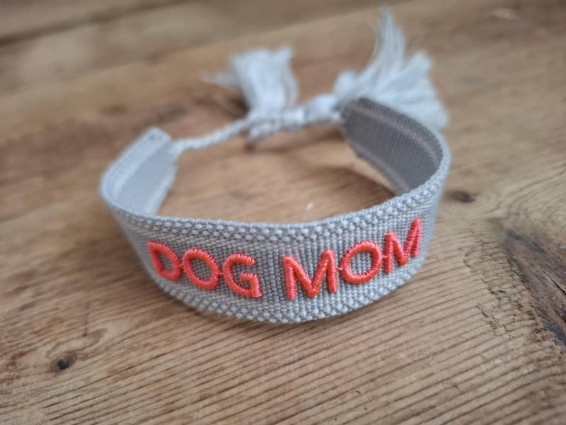 Armband Gewebt Dog Mom Armband Gewebt Dog Mom von jedemwas