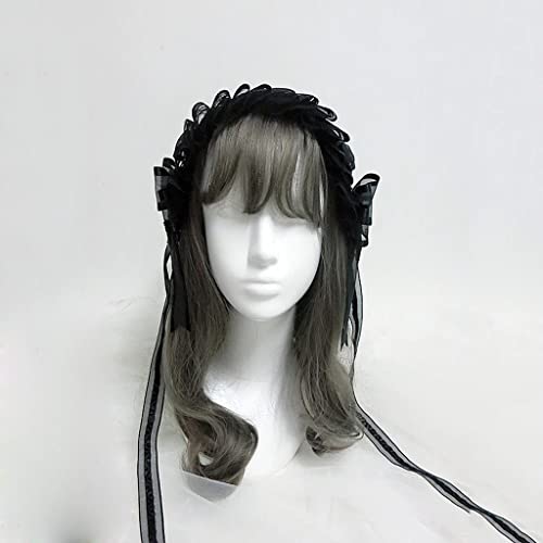 Japanischer Stil Gothic Lolita Schleife Spitze Kopfbedeckung handgefertigt Kreuz Stirnband Haarschmuck Schwarz Haarband Japanischer Stil Gothic Lolita Schleife Spitze Kopfbedeckung handgefertigt Kreuz Stirnband Haarschmuck Schwarz Haarband von jehdfbvssjcbcsvfd