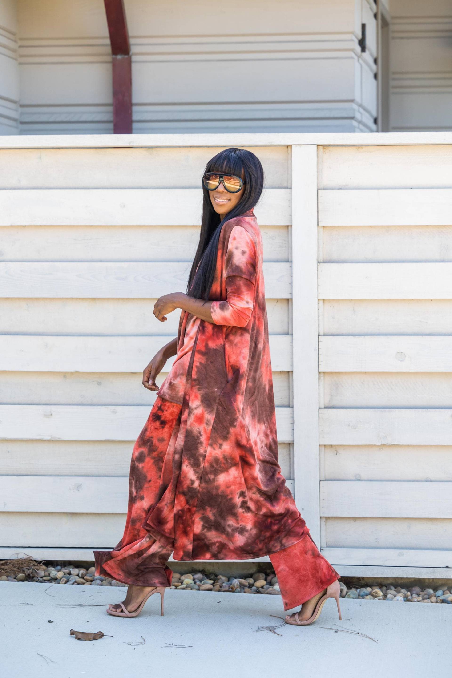 Ginger Smoke Tiedye Yoga Staubwedel von jennafergrace