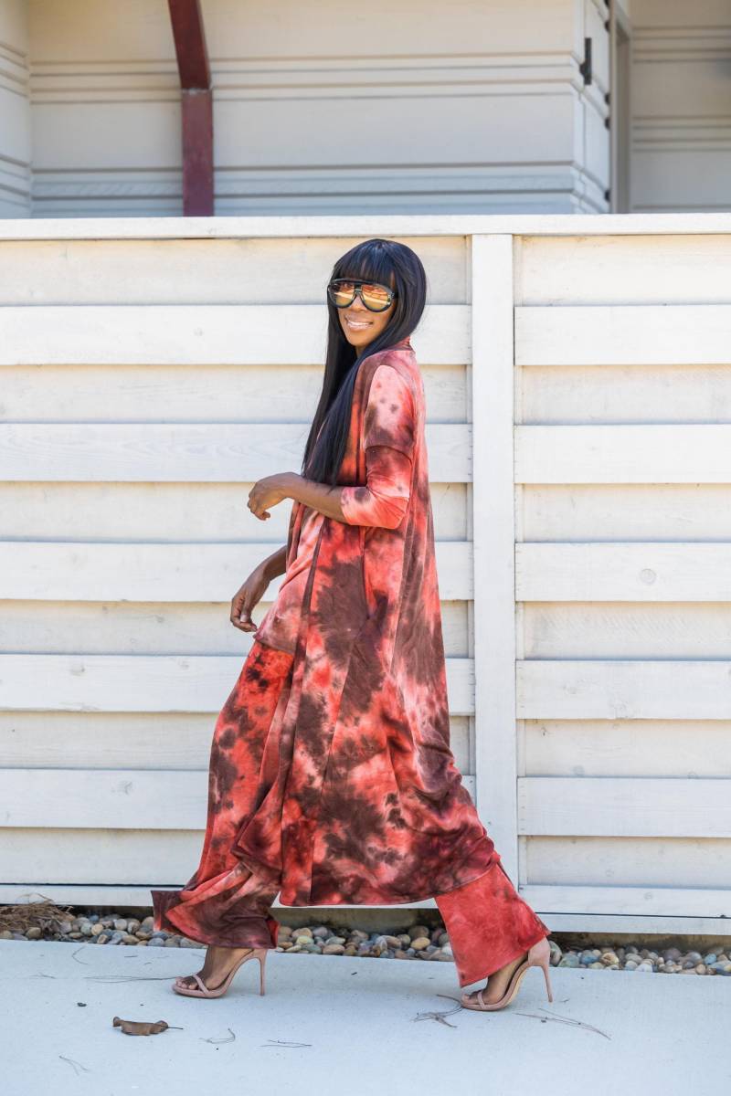 Ginger Smoke Tiedye Yoga Staubwedel von jennafergrace