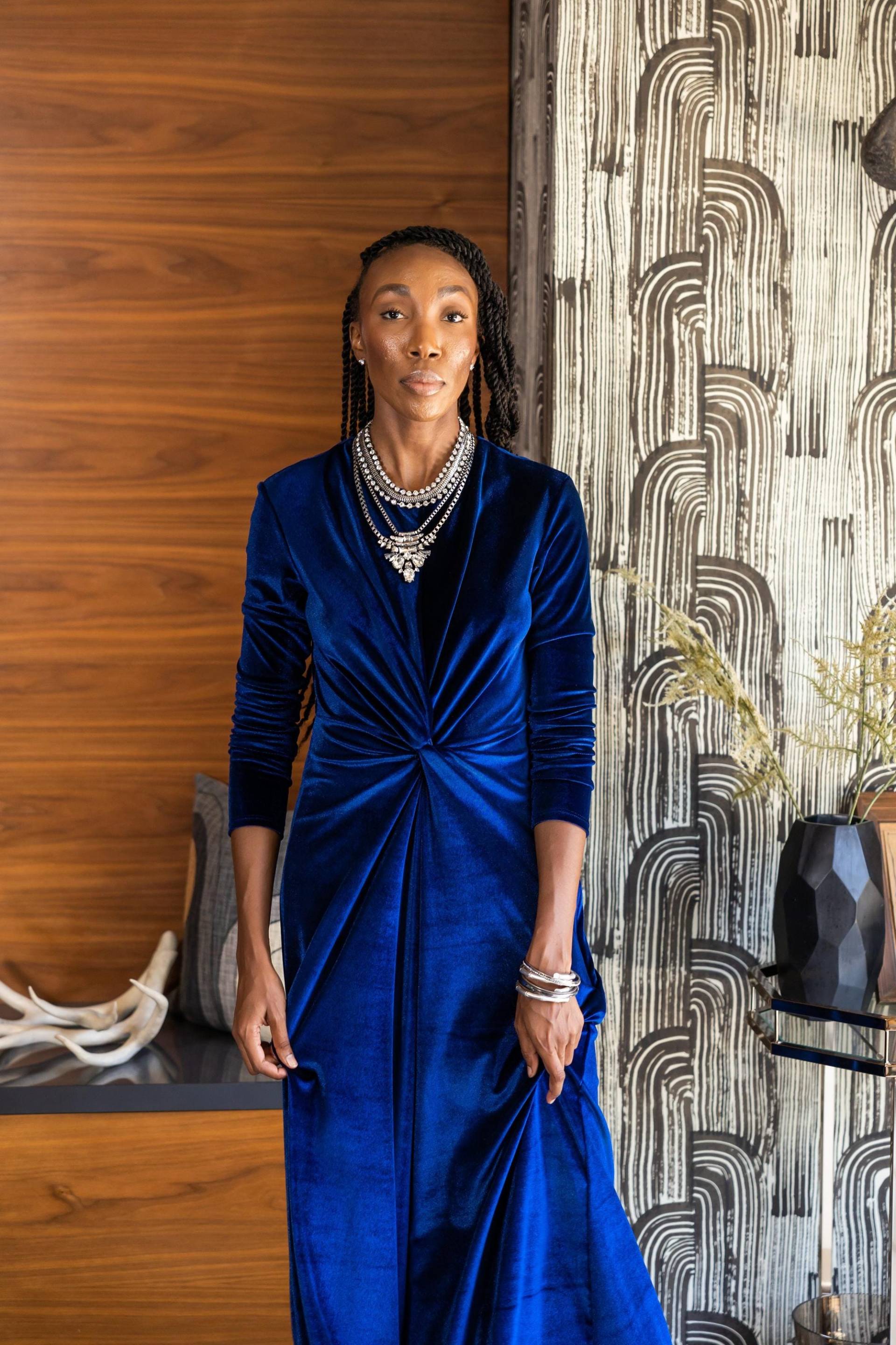 Königliches Samt-Kleid von jennafergrace