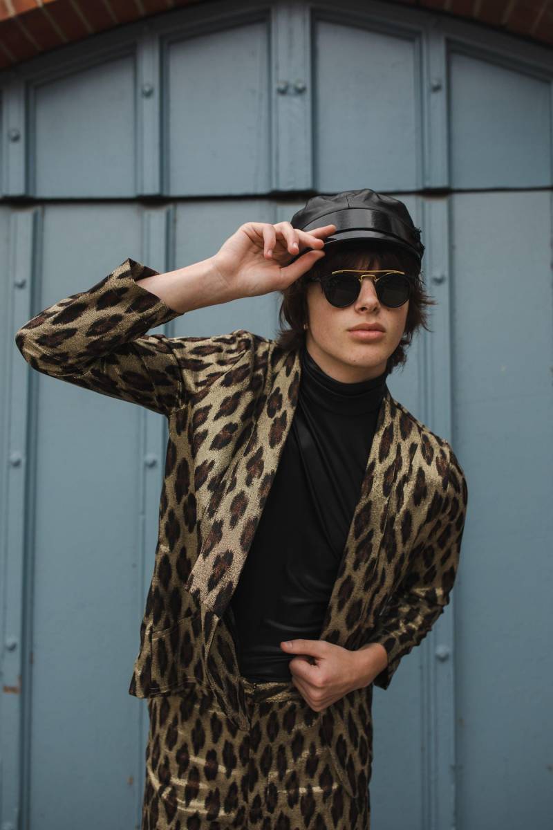 Leopard Shimmer Schalkragen Blazer Leopard Shimmer Schalkragen Blazer von jennafergrace