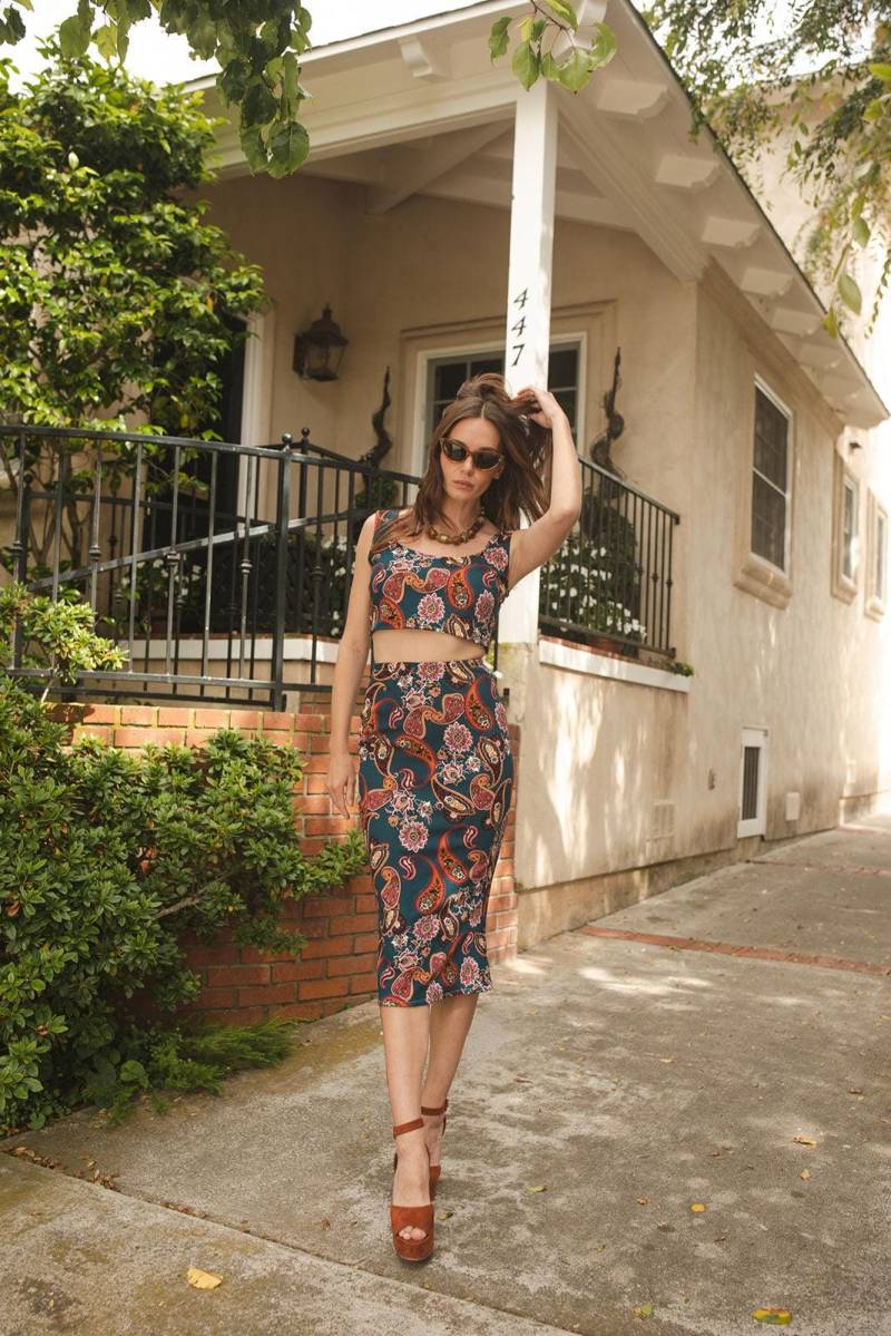 Pepper Paisley-Bleistift-Rock Pepper Paisley-Bleistift-Rock von jennafergrace