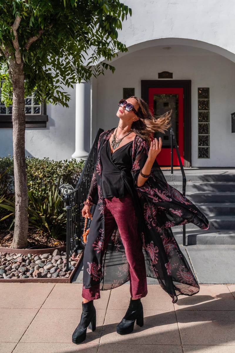 Vera Paisley Kimono von jennafergrace