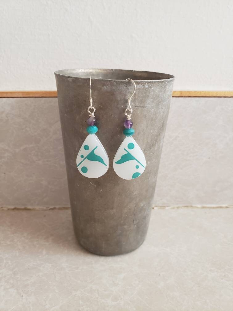 Fabelhafte Upcycling Bundesflagge Ohrringe von jennahannah