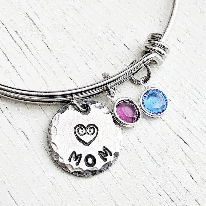 Mom Armband Personalisiert, Mütter Armband, Mom Geburtsstein Geschenk Für Mutter, Sie, Swarovski Birth, Tagesgeschenk von jennascifres