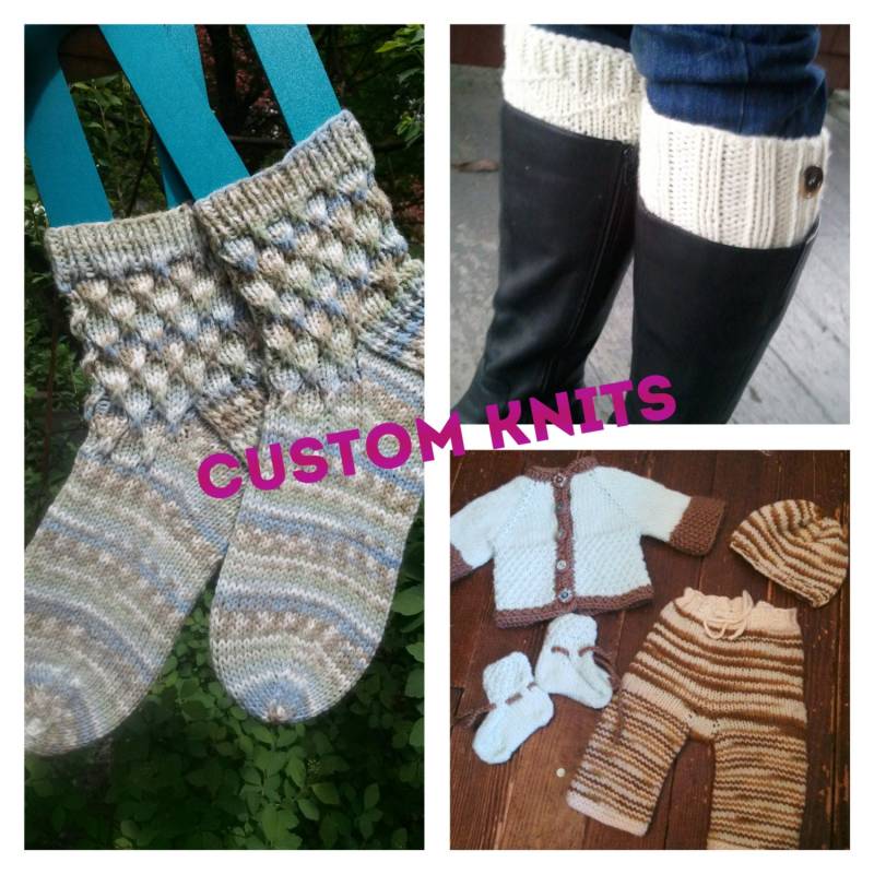 Benutzerdefinierte Handgestrickte Artikelsteckplatz von jenncatsmeow