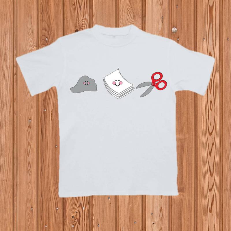Semi-Custom Rock Papier Schere T Shirt Semi-Custom Rock Papier Schere T Shirt von jenncatsmeow