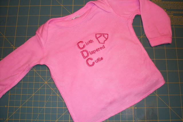 Tuch Diapered Cutie Semi Custom Diapering Advocacy Shirt von jenncatsmeow