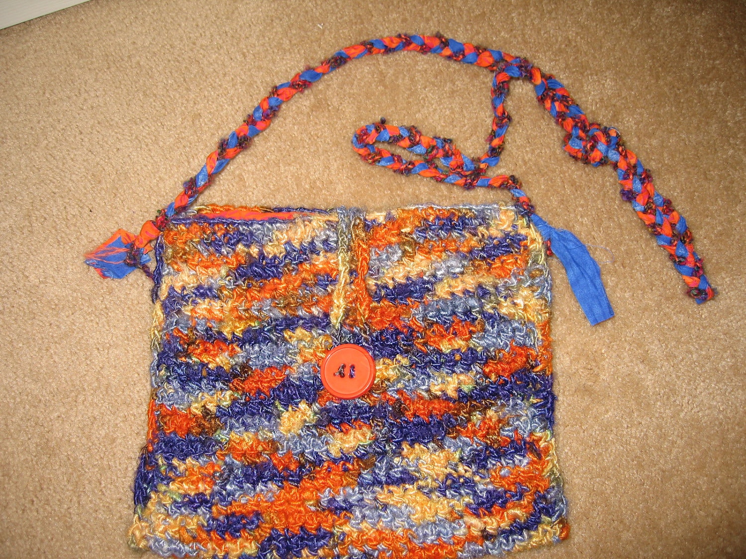 Helle Gehäkelte Handtasche Aus Bananenfaser Helle Gehäkelte Handtasche Aus Bananenfaser von jenniferh72