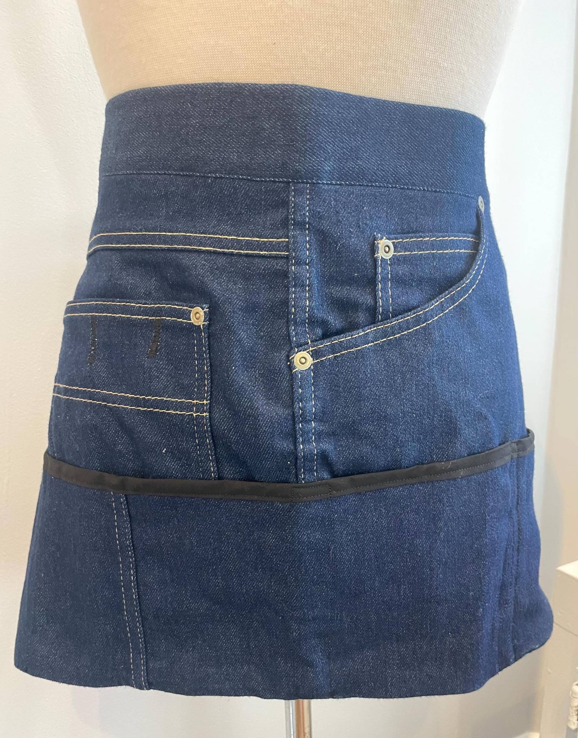 Upcycled Denim Taille Schürze , So Süß Und Clever Upcycled Denim Taille Schürze , So Süß Und Clever von jennythreads
