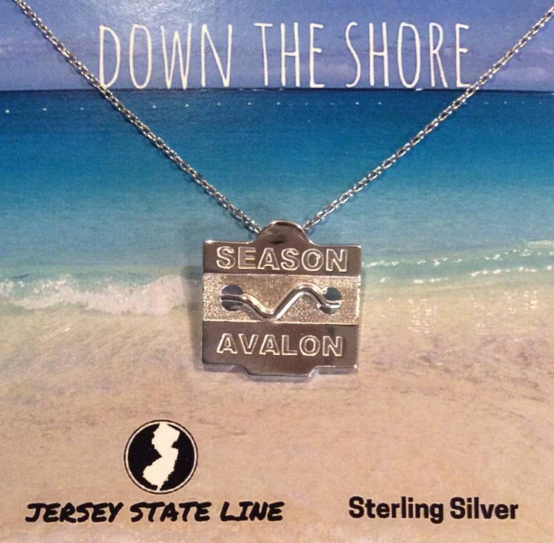 Avalon - Jersey Shore Sterling Silber Strand Anstecker Halskette von jerseystateline