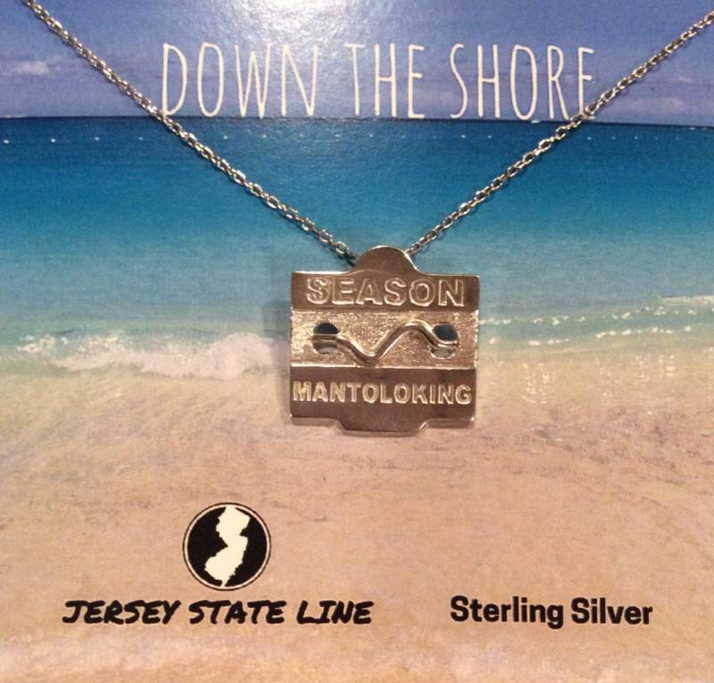 Mantoloking - Jersey Shore Sterling Silber Strand Anstecker Halskette von jerseystateline