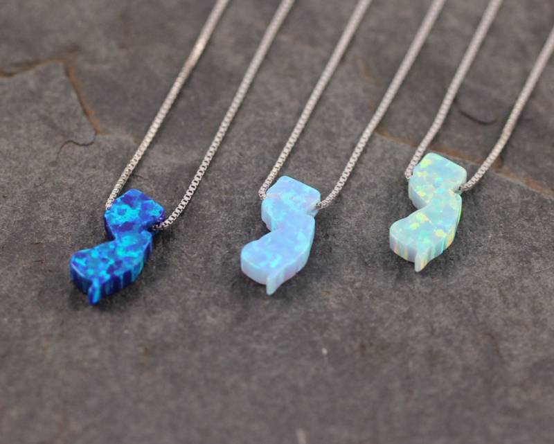 New Jersey Opal Sterling Silber Halskette von jerseystateline