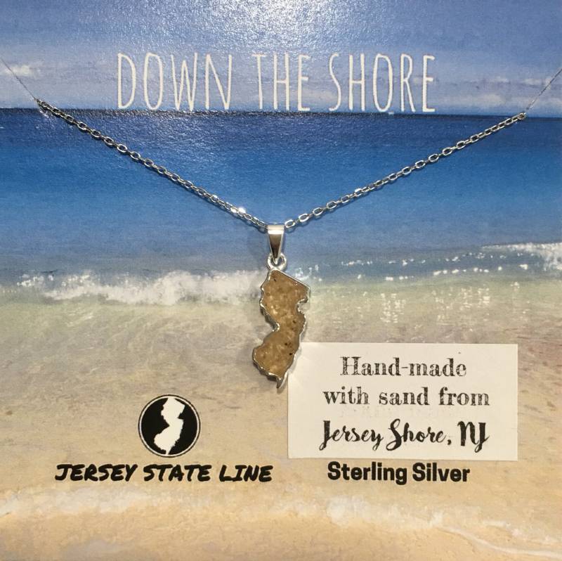 Shore Linie Nj Sand Halskette von jerseystateline