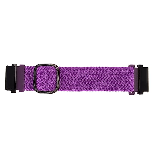 jerss Nylon-Uhrenarmband-Ersatzteil, Uhrenarmband, 2 Spezielle Anschlüsse für 22-mm-Uhren (Lila) von jerss