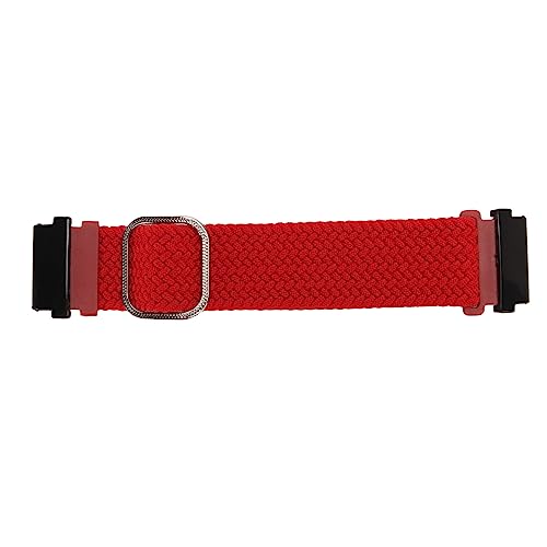 jerss Nylon-Uhrenarmband-Ersatzteil, Uhrenarmband, 2 Spezielle Anschlüsse für 22-mm-Uhren (Rot) von jerss