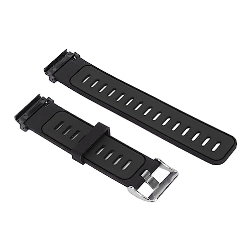 jerss Uhrenarmband, Angepasstes Uhrenarmband, Metallschnalle, Flexibel, 22 Mm, für Sport (Schwarz Dunkelgrau) von jerss