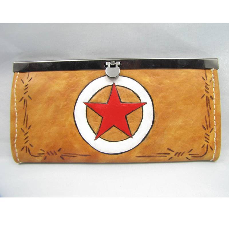 Leder Portemonnaie/ Clutch Portemonnaie - Lone Star Leder Portemonnaie/ Clutch Portemonnaie - Lone Star von jeshstuff