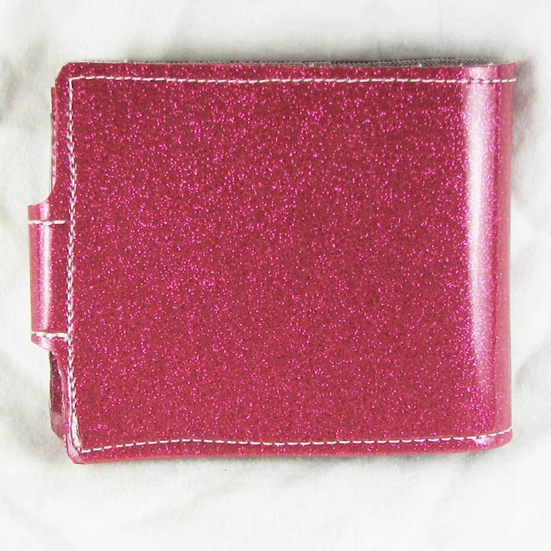 Vinyl Geldbörse - Pink Glitter Mit Veränderlichen Bild-Fenster von jeshstuff