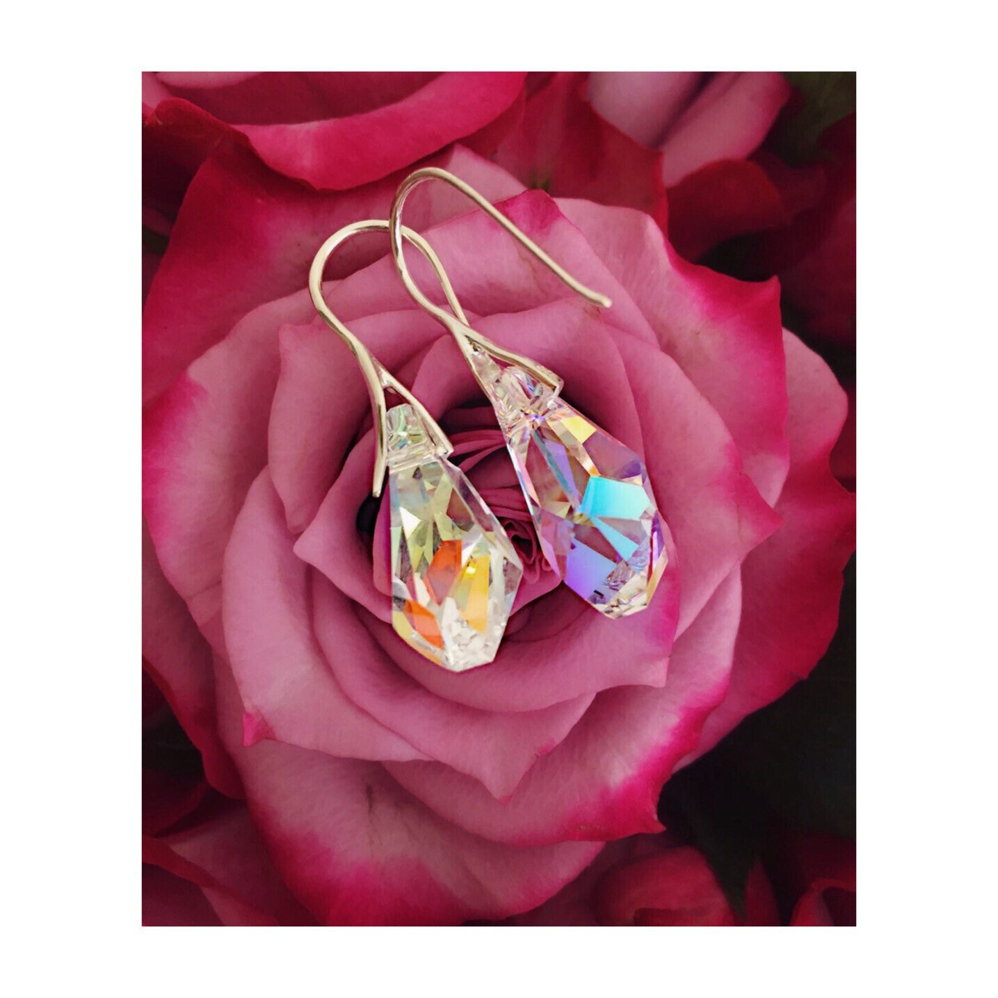Ava | Aurora Tropfen Ohrringe - Ab Swarovski Kristallohrringe Brautschmuck, Statement Ohrringe, Kristallohrringe, Kristalltropfen Ava | Aurora Tropfen Ohrringe - Ab Swarovski Kristallohrringe Brautschmuck, Statement Ohrringe, Kristallohrringe, Kristalltropfen von jessicavalerie