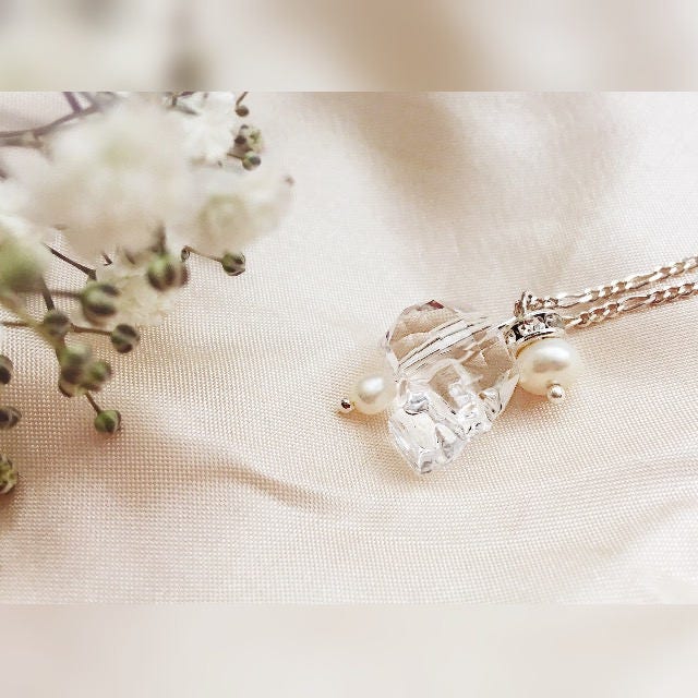 Reinheit | Skull Anhänger - Swarovski Kristall Auf Sterling Silber Schmuck, Totenkopf Kristall, Totenkopf, Geschenkidee von jessicavalerie