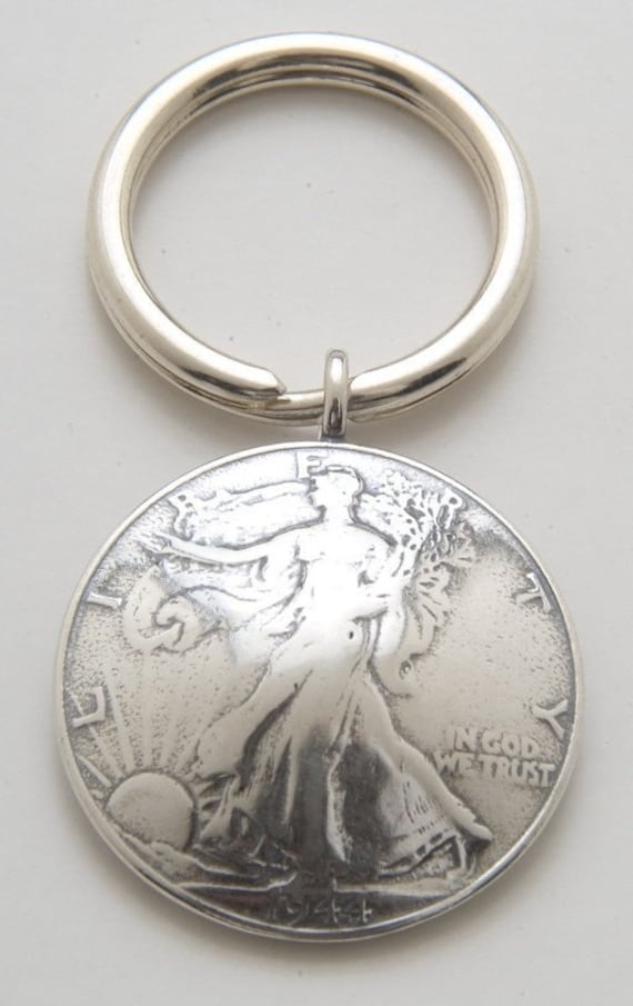Gehende Freiheit Silber Halber Dollar Schlüsselanhänger Gehende Freiheit Silber Halber Dollar Schlüsselanhänger von jessiedriscoll