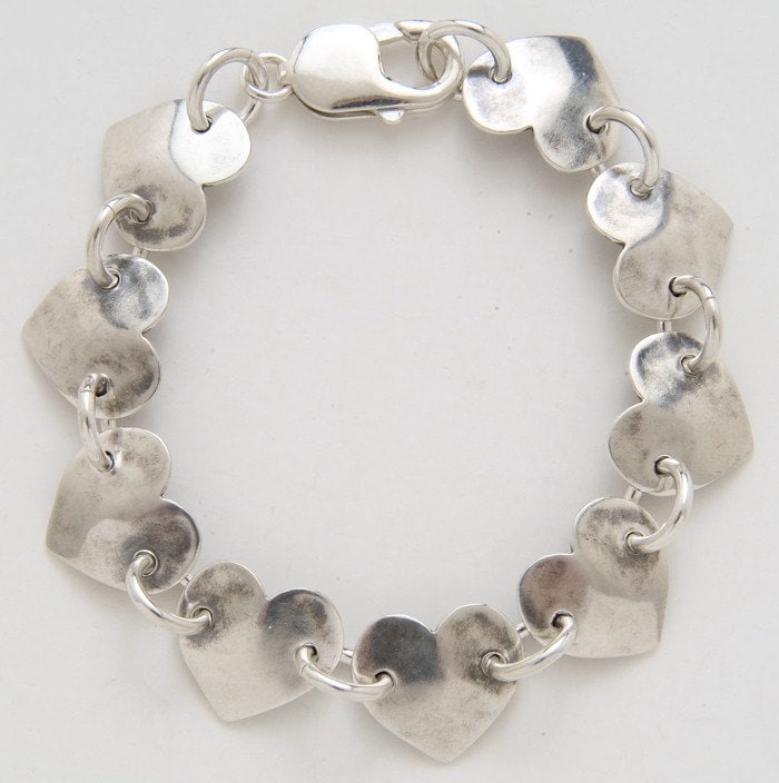 Herzchen Armband Aus Silber-Silber-Merkuren Herzchen Armband Aus Silber-Silber-Merkuren von jessiedriscoll