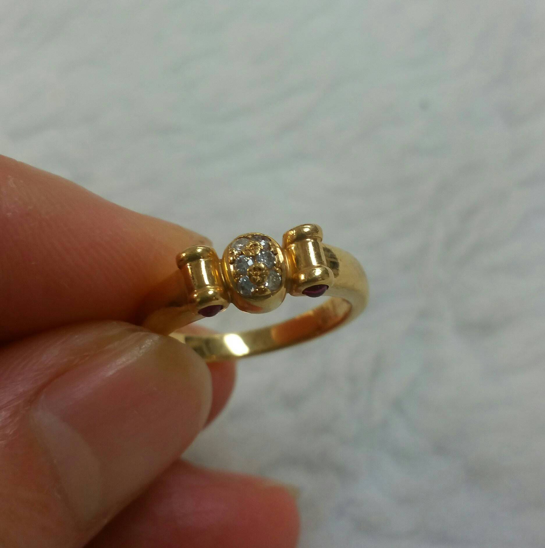 14K Gold Diamant Ring | Voreigent 14K Gold Diamant Ring | Voreigent von jessiemade4u
