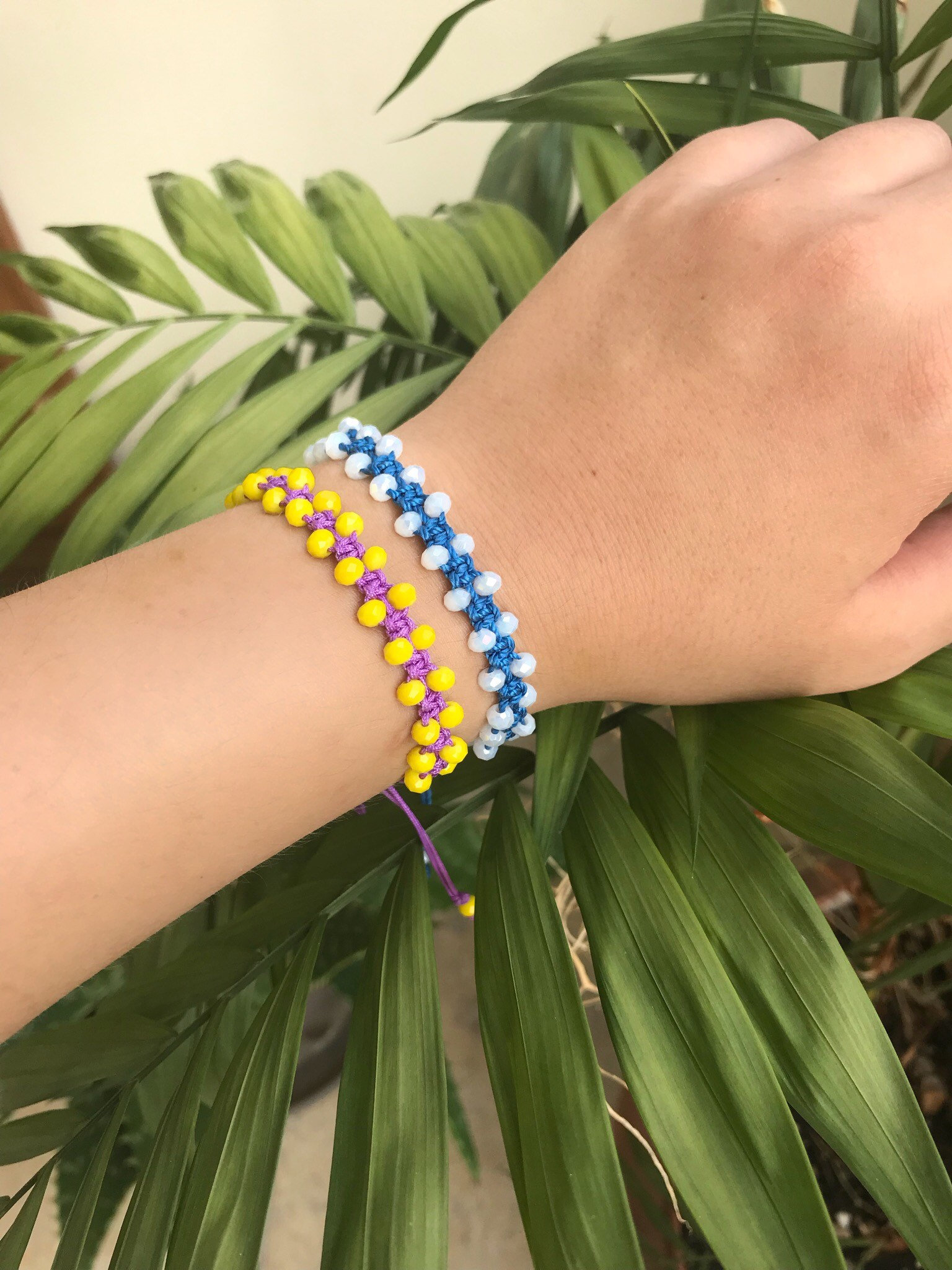 Freundschaftsarmband/Makramee Armband/Makramee Armband/Schiebeknoten Armband/Geflochtenes Armband/Verstellbares Armband von jewelboxshop