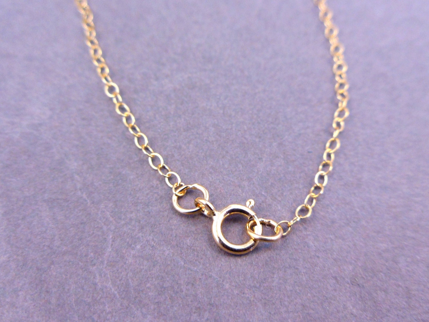 14 Kt. Gold Fill Kette Fertig 20 "Flach Kabel 1, 3 Mm - Bulk Lot 5 Stück von jewelersparadise