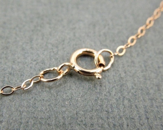 5 Stück Rose Gold Fill Kette Fertig 24 "Flachkabel 1, 3 Mm - Bulk Lot Ketten von jewelersparadise