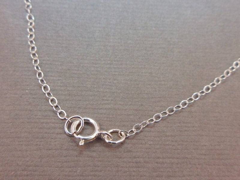 Kette Fertig Halskette Sterling Silber .925 Kabel Federverschluss 1.3mm 16" von jewelersparadise