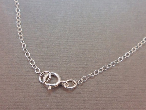 Kette Fertig Halskette Sterling Silber .925 Kabelkette Federverschluss 1.3mm 30 "Bulk 10 Ketten von jewelersparadise