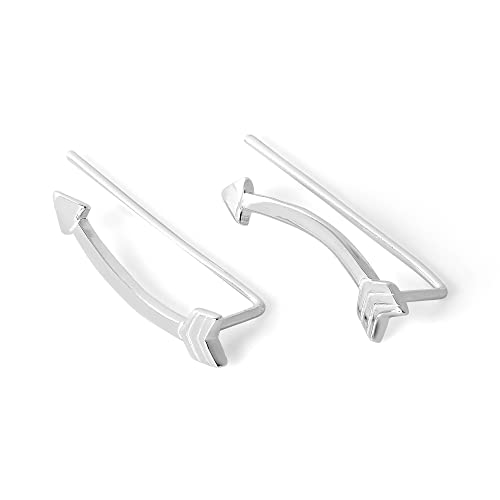 925 Sterlingsilber Krümmender Pfeil Steckstift Ohrringe von jewellerybox