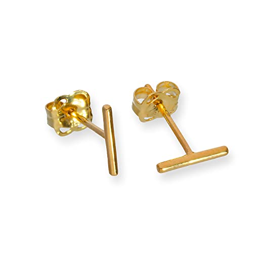 9K Gold Stange Ohrstecker von jewellerybox