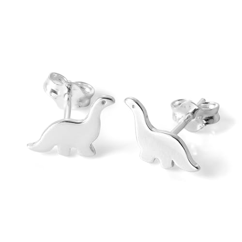 Einfach Sterlingsilber Dinosaurier Ohrstecker von jewellerybox